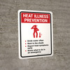 Heat Illness Prevention Portrait - Wall Sign