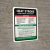Heat Stroke Symptoms And Treatment Portrait - Wall Sign