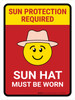 Sun Hat Must Be Worn Portrait - Wall Sign Sun Hat Must Be Worn Portrait - Wall Sign