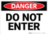 Danger: Do Not Enter - Wall Sign Danger: Do Not Enter - Wall Sign