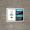 Notice: Water Rest Shade Don't Work Without Them Bilingual Spanish Landscape - Wall Sign