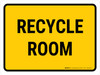 Recycle Room Landscape - Wall Sign Recycle Room Landscape - Wall Sign