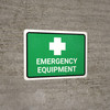 Emergency Equipment Landscape - Wall Sign Emergency Equipment Landscape - Wall Sign