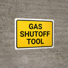Gas Shutoff Tool Landscape - Wall Sign