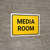 Media Room Landscape - Wall Sign Media Room Landscape - Wall Sign