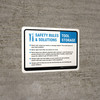 Safety Rules And Solutions Landscape - Wall Sign