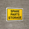 Spare Parts Storage Landscape - Wall Sign Spare Parts Storage Landscape - Wall Sign