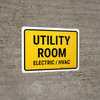 Utility Room Electric Hvac Landscape - Wall Sign Utility Room Electric Hvac Landscape - Wall Sign