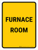Furnace Room Portrait - Wall Sign