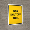 Gas Shutoff Tool Portrait - Wall Sign