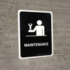 Maintenance Black Portrait - Wall Sign Maintenance Black Portrait - Wall Sign