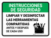Safety Instructions V2 Spanish Landscape - Wall Sign