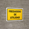 Utility Sink Spanish Landscape - Wall Sign Utility Sink Spanish Landscape - Wall Sign