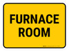 Furnace Room Rectangular - Floor Sign Furnace Room Rectangular - Floor Sign
