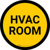 HVAC Room Circular - Floor Sign HVAC Room Circular - Floor Sign