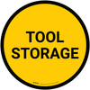 Tool Storage Circular - Floor Sign