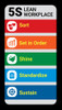 5S Lean Workplace Wallet Card