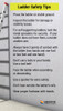 Ladder Safety Wallet Card Ladder Safety Wallet Card