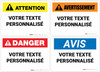 Custom ANSI French Wall Sign Custom ANSI French Wall Sign