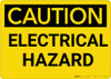 Caution: Electrical Hazard Warning - Wall Sign