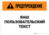 Custom ANSI Russian Warning Label Custom ANSI Russian Warning Label