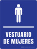 Vestuario de Mujeres - Wall Sign Vestuario de Mujeres - Wall Sign