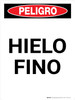 Peligro - Hielo fino Vertical - Wall Sign Peligro - Hielo fino Vertical - Wall Sign