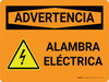 Advertencia - Cercado Eléctrico OSHA Horizontal - Wall Sign
