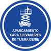 Aparcamiento para Elevadores de Tijera Genie Circular - Floor Sign Aparcamiento para Elevadores de Tijera Genie Circular - Floor Sign