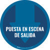 Puesta en Escena de Salida - Floor Sign