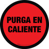 Purga en Caliente Circular - Floor Sign