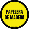 Papelera de Madera - Floor Sign