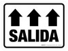 Flechas de Salida Hacia Arriba Rectangular - Floor Sign Flechas de Salida Hacia Arriba Rectangular - Floor Sign