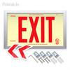 PERMALIGHT® Aluminum Framed Exit Sign