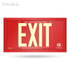 PERMALIGHT® Colored Aluminum Framed Exit Sign PERMALIGHT® Colored Aluminum Framed Exit Sign