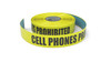 Cell Phones Prohibited - Inline Printed Floor Marking Tape