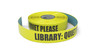 Library Quiet Please - Inline Printed Floor Marking Tape