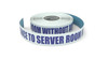 No Admittance to Server Room Without Authorization - Inline Printed Floor Marking Tape