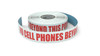 No Cell Phones Beyond This Point - Inline Printed Floor Marking Tape