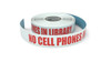 No Cell Phones in Library - Inline Printed Floor Marking Tape