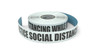 Please Practice Social distancing While using the Gym - Inline Printed Floor Marking Tape Please Practice Social distancing While using the Gym - Inline Printed Floor Marking Tape