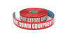 Please Wipe down Equipment Before and After Use - Inline Printed Floor Marking Tape