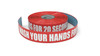 Wash Your Hands for 20 Seconds - Inline Printed Floor Marking Tape