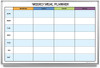 Weekly Meal Planner Whiteboard Weekly Meal Planner Whiteboard