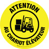 Attention Trafic de Chariots élévateurs Étage Signe