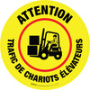 Attention au Chariot élévateur Étage Signe