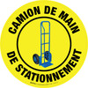 La Main De Stationnement De Camion De-Chaussée Signe La Main De Stationnement De Camion De-Chaussée Signe