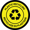 Recyclage Du Plastique Bilingue Étage Signe