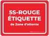 Rouge Tag Sol De L'Aire - De-Chaussée Signe Rouge Tag Sol De L'Aire - De-Chaussée Signe