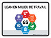 6S Lean lieu de Travail (6S Lean Workplace) V2 French Landscape - Wall Sign 6S Lean lieu de Travail (6S Lean Workplace) V2 French Landscape - Wall Sign